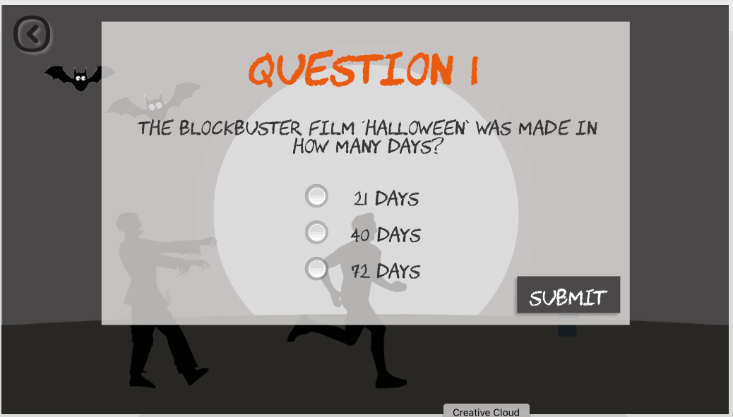 Storyline 360 Halloween Quiz Game ELearning Examples
